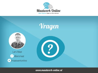 SEO & Facebook presentatie Dynamis Makelaars