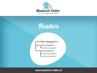 SEO & Facebook presentatie Dynamis Makelaars