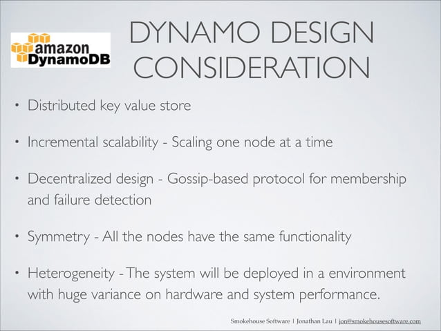 The inner workings of Dynamo DB | PPT