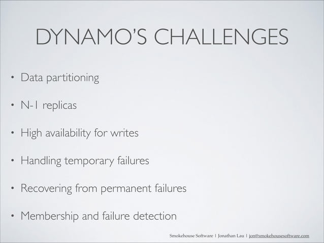 The inner workings of Dynamo DB | PPT