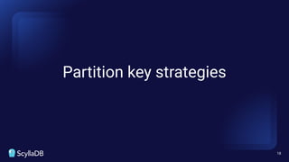Partition key strategies
18
 