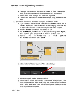 Dynamo visual programming for design | PDF