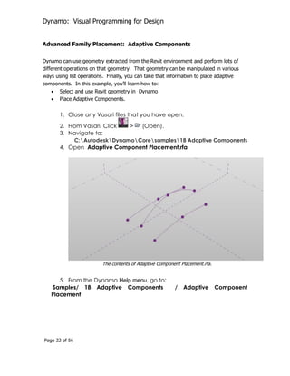 Dynamo visual programming for design | PDF