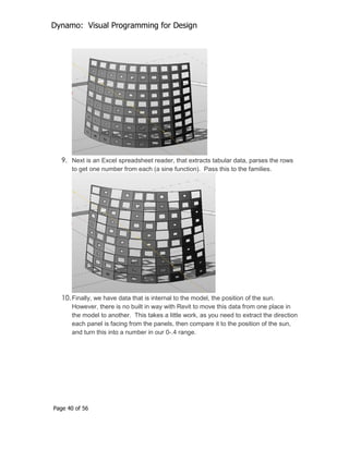 Dynamo visual programming for design | PDF