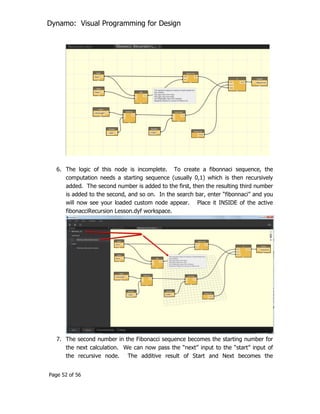 Dynamo visual programming for design | PDF