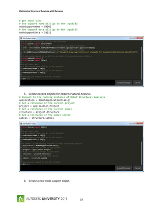 Dynamo with robot structural | PDF