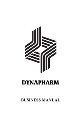 DYNAPHARM
BUSINESS MANUAL

 