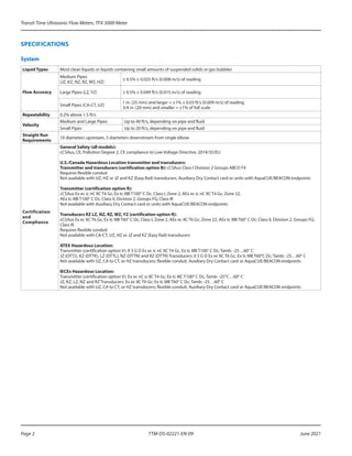 Dynasonics tfx 5000 datasheet badger meter-transit time ultrasonic flow ...