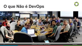 8 CONFIDENCIAL DA EMPRESA – NÃO DISTRIBUIR #Dynatrace
O que Não é DevOps
 