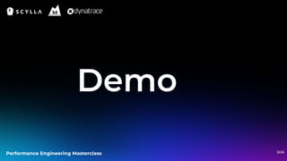 Performance Engineering Masterclass 36
Demo
36
 