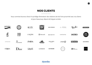15
Nous sommes heureux d’avoir le privilège d’entretenir des relations de très forte proximité avec nos clients
et pour beaucoup, depuis de longues années
NOS CLIENTS
 