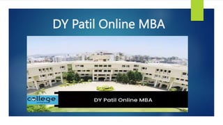 DY Patil Online MBA
 