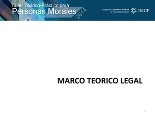 MARCO TEORICO LEGAL
3
 