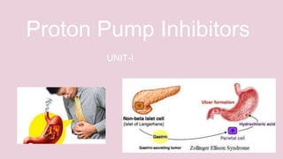 Proton Pump Inhibitors
UNIT-I
 