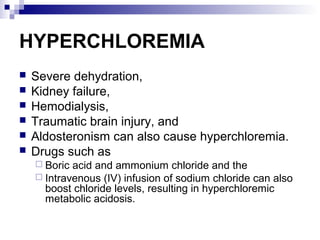 Dyselectrolytemias | PPT
