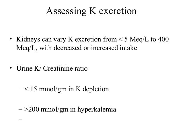 Dyselectrolytemias In Ic Us Detailed