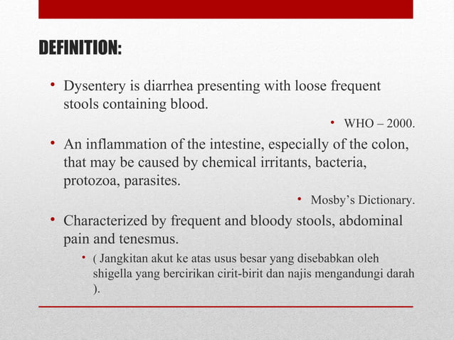 Dysentery | PPT