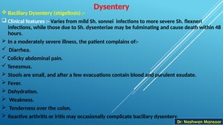 Food poisoning and Dysentry (internal medicine).pptx