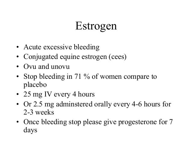 Medroxyprogesterone And Still Bleeding