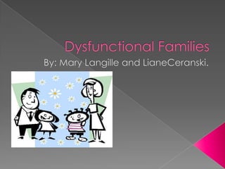 Dysfunctional Families By: Mary Langille and LianeCeranski. 