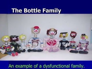 The Bottle Family An example of a dysfunctional family. 