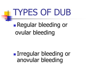 DYSFUNCTIONAL UTERINE BLEEDING.ppt