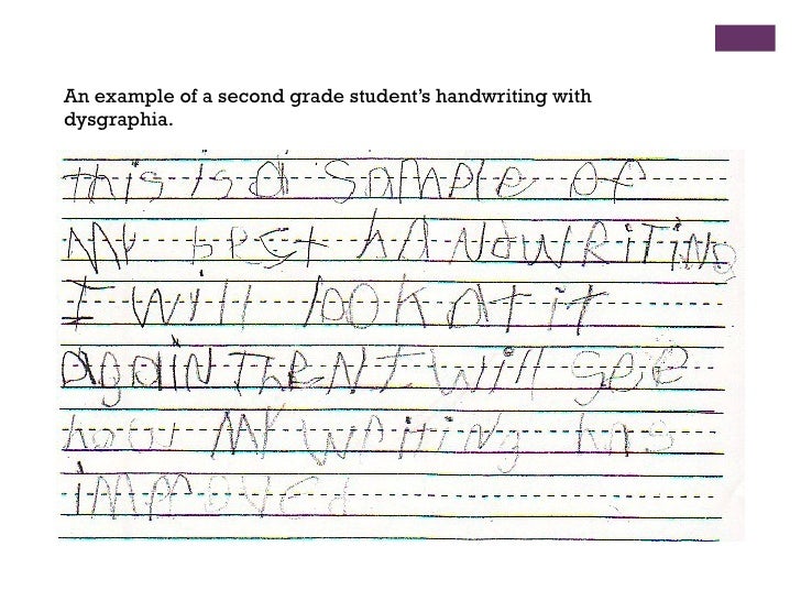 Dysgraphia
