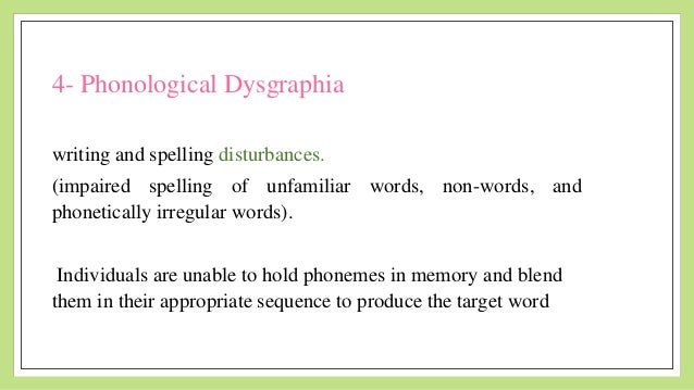 phonetic skills 5 Speech Dysgraphia Therapy