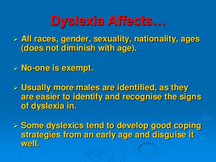 Dyslexia