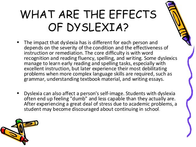 dyslexia and academic writing