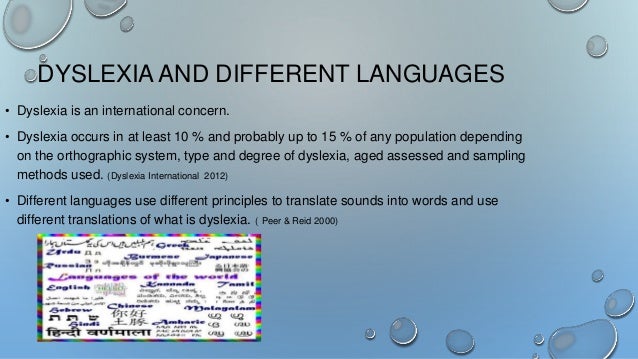 DYSLEXIA IN DIFFERENT LANGUAGES EPUB DYSLEXIA IN DIFFERENT LANGUAGES EPUB