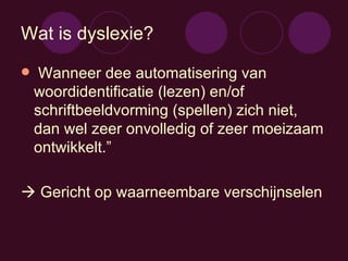 Dyslexie | PPT