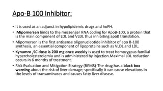 Drugs for Dyslipidemia | PPTX