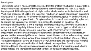Lomitapide dyslipidemia lecture for student of college of pharmacy | PPTX