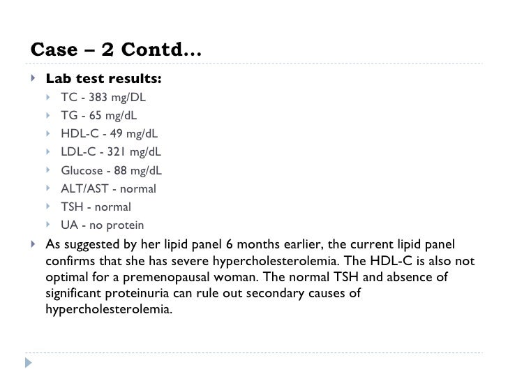 glucose test fasting non blood Dyslipidemia