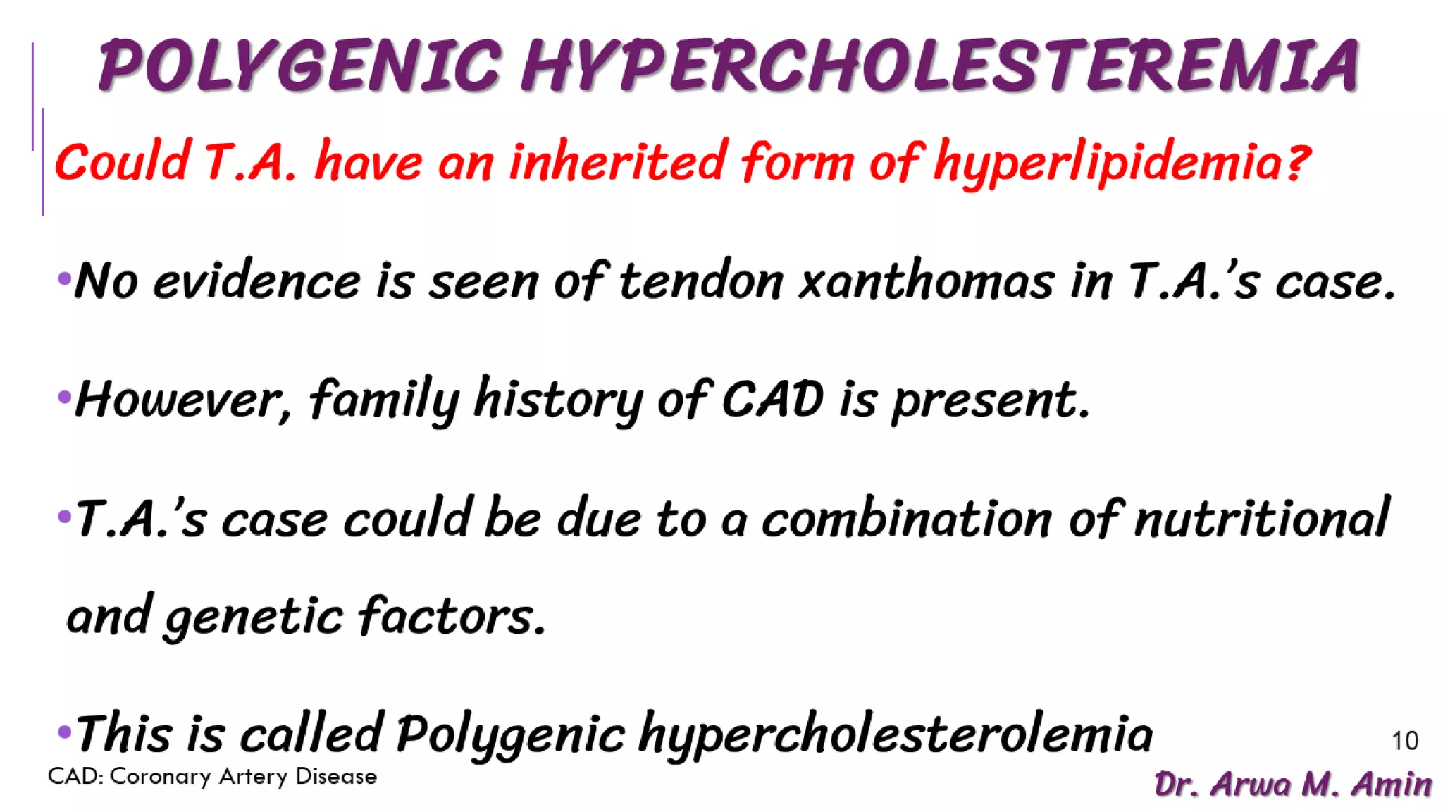 Dyslipidemia Case Discussion