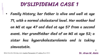 Dyslipidemia Case Discussion