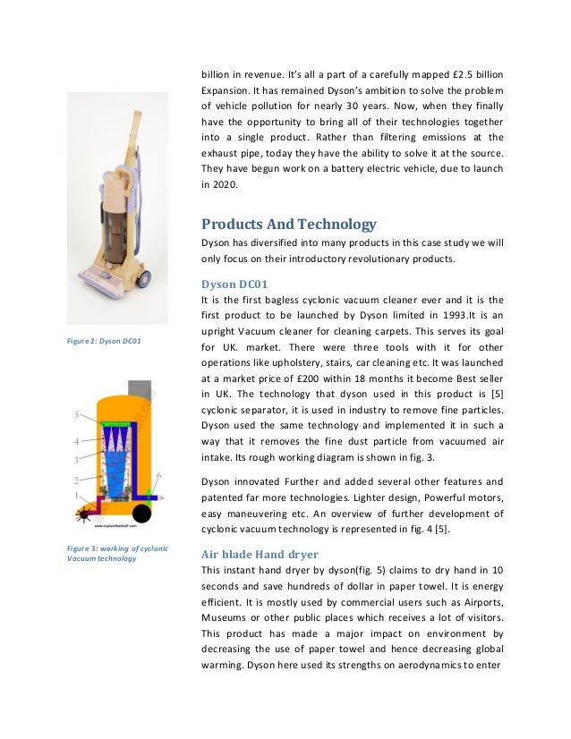 Dyson case study analysis picture