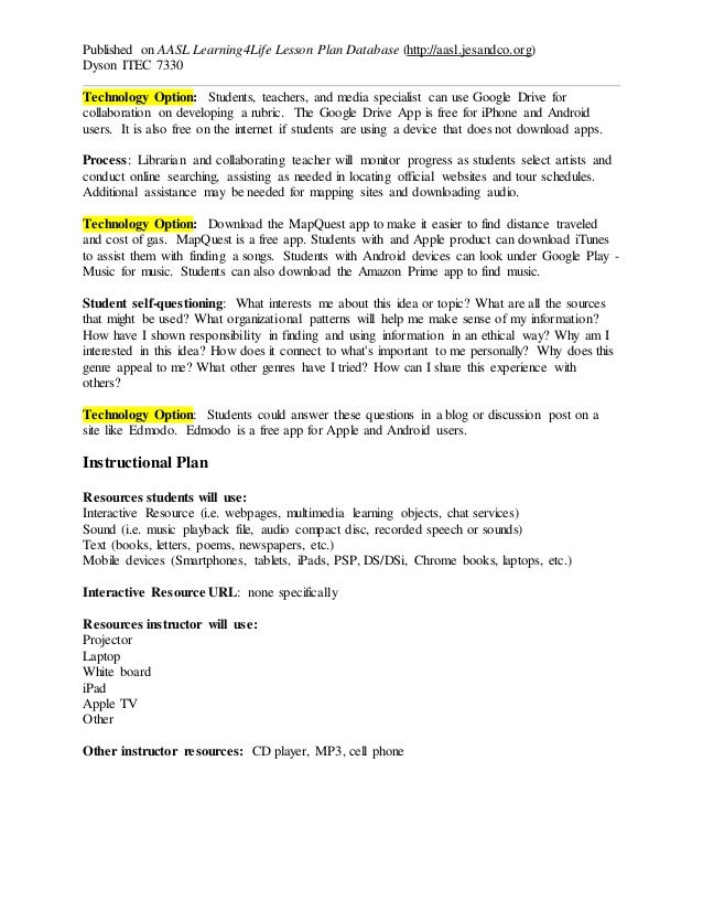 direct instruction lesson plan example
