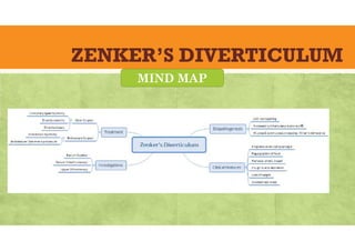 ZENKER’S DIVERTICULUM
MIND MAP
 