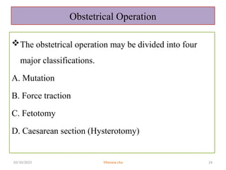 DYSTOCIA managements in cow. pp including the etiology ,predisposing ...
