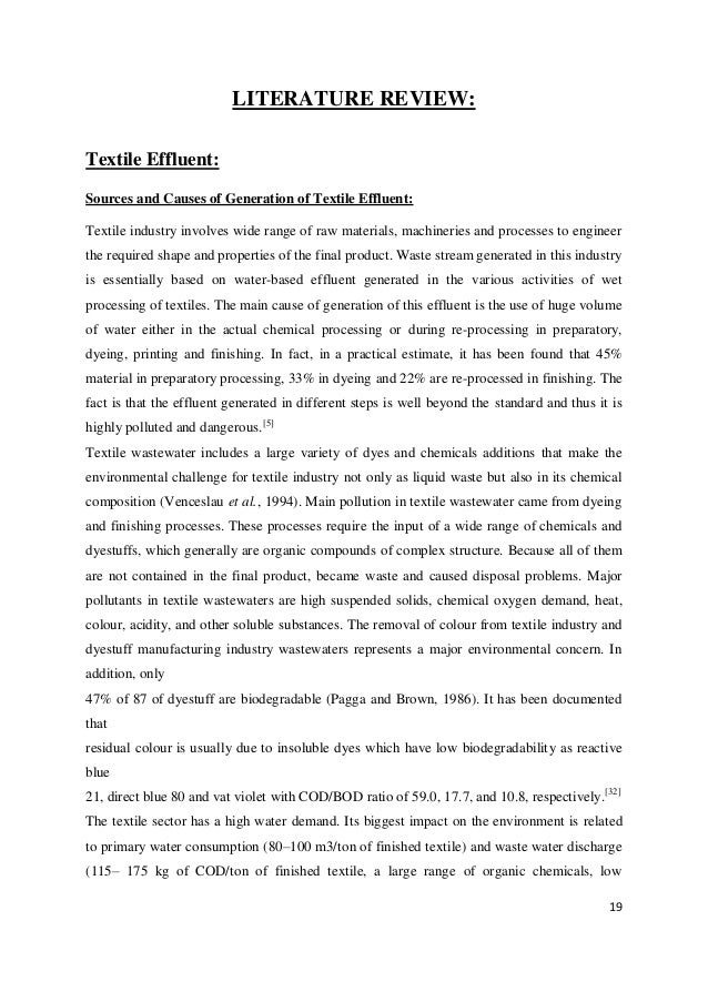 Dissertation on poultry waste water