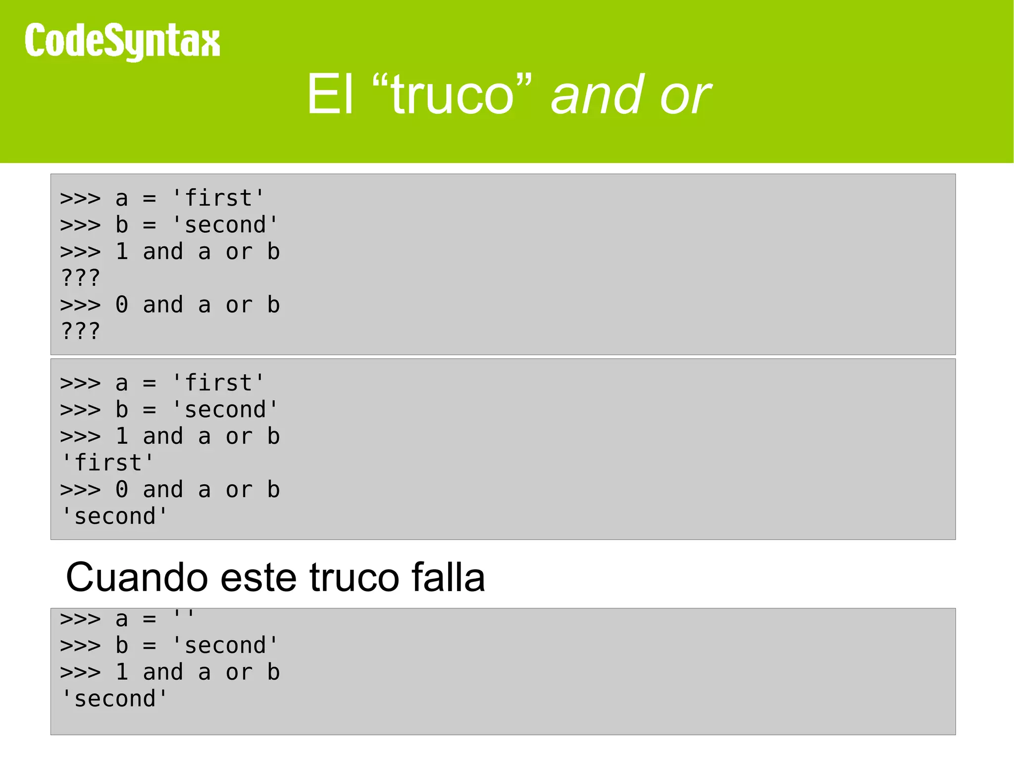 Python un ejemplo práctico | PPT