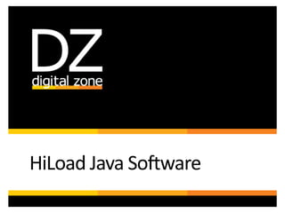 HiLoad Java Software 