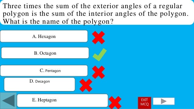 Angles Triangles And Polygons Revision Card