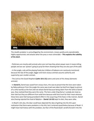 Dzepamba nedzemusango Part 1 [Domestic and wild animals Part 1] Notes.pdf