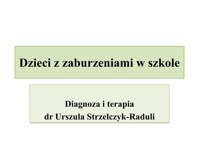 Patronka Osób Z Zaburzeniami Odżywiania Dzieci z zaburzeniami w szkole charakterystyka i wybrane metody terapii