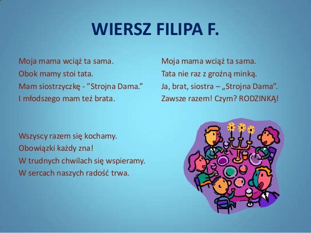 Moja Mama Jest Zwyczajna Wiersz DLA MAM