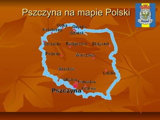 Pszczyna na mapie Polski
 