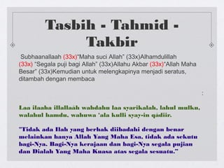 Arti la ilaha illallah wahdahu la syarikalah lahul mulku walahul hamdu